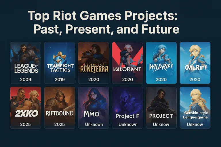 Top Riot Games Projects: Past, Present, and Future