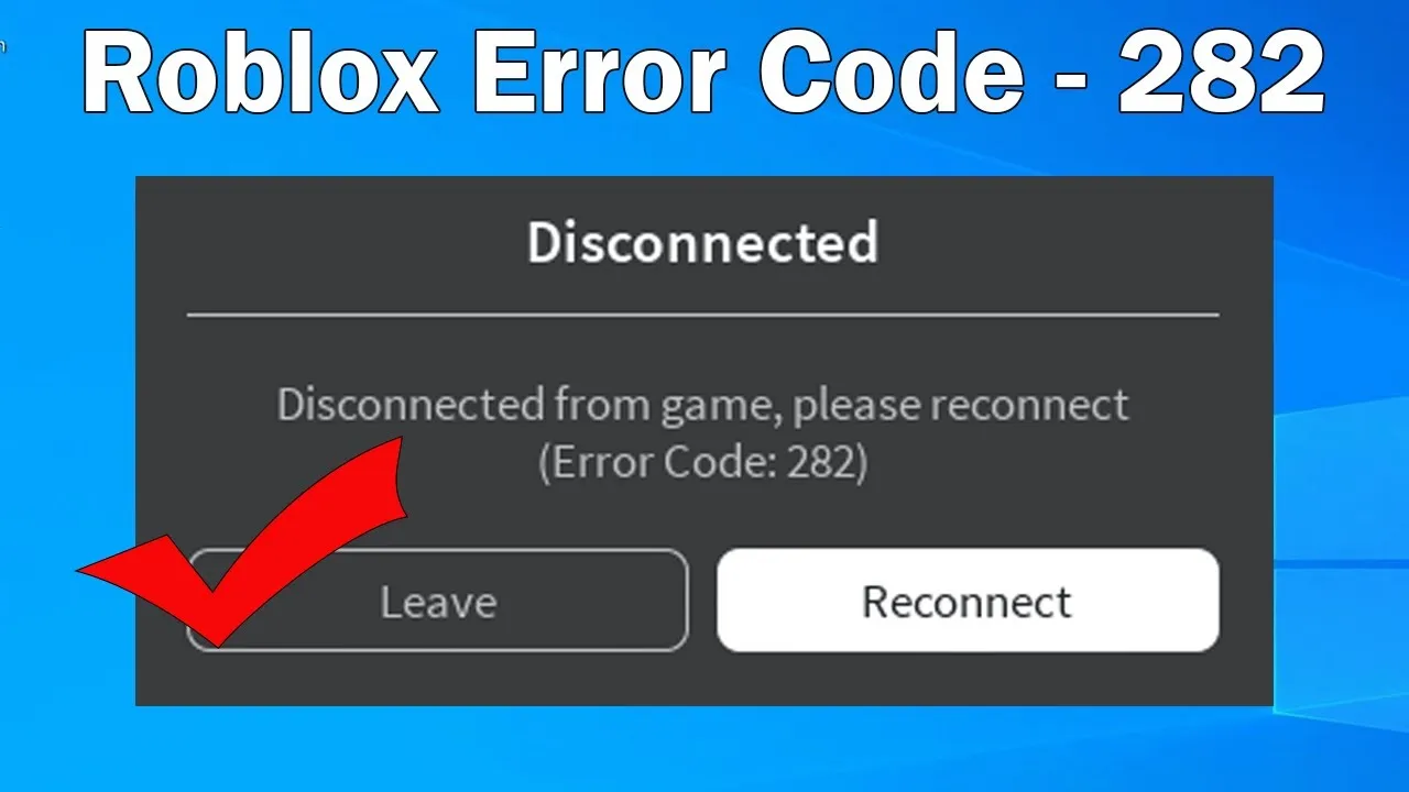 How to Fix "Disconnected from Game, Please Reconnect" in Roblox